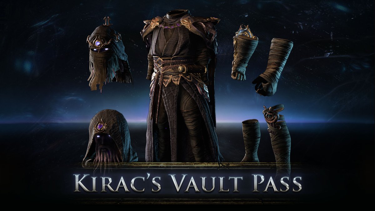 When Secrets of the Atlas launches, the Dawn of the Hunt Mystery Box will be available in Path of Exile 1 with adjustments to some of the microtransactions. We'll also be releasing the new Kirac's Vault Pass for the Mercenaries League. Find out more here: