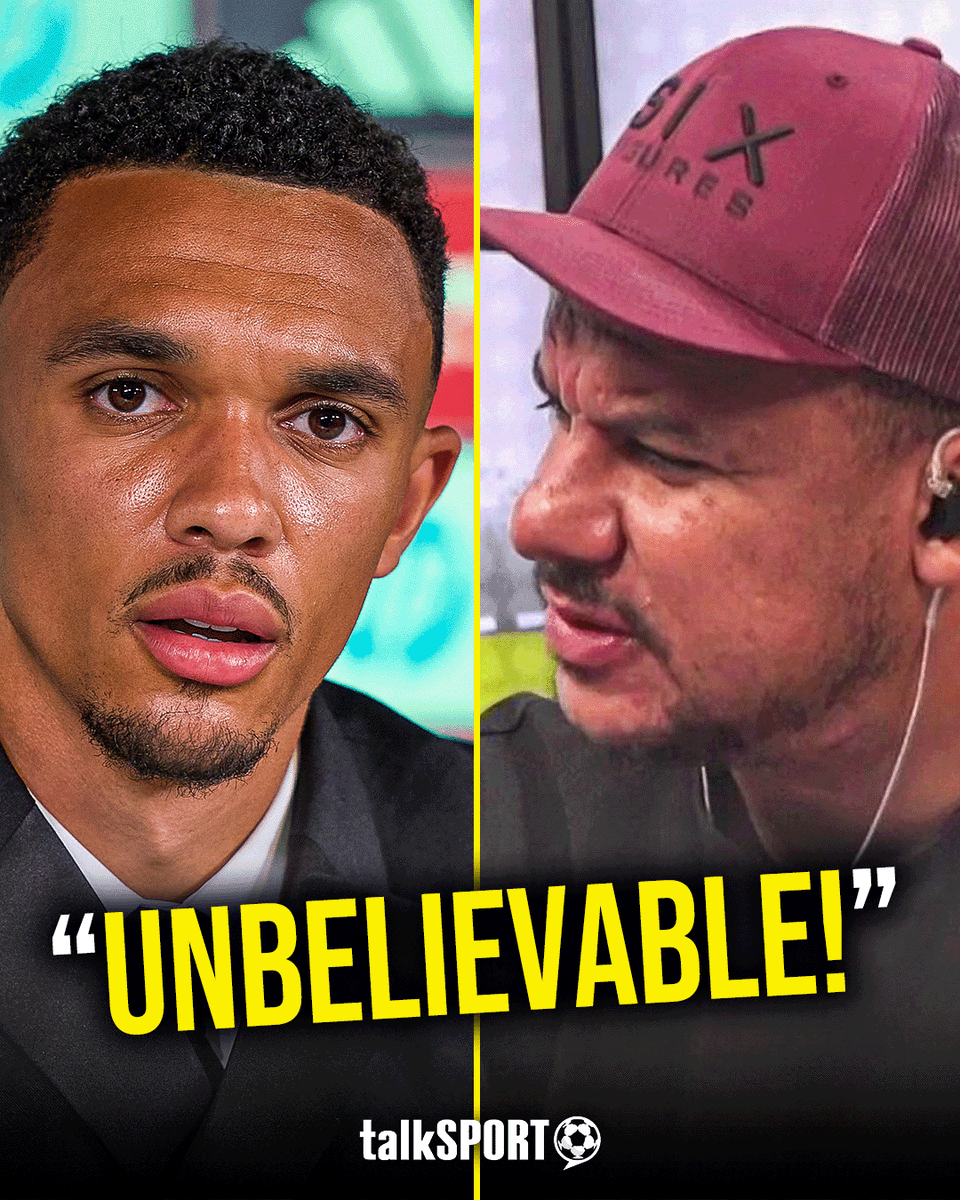 😡 "A meltdown on social media from Liverpool fans." 🤷‍♂️ "How do you know he didn't already know Spanish?" Gabby Agbonlahor blasts Liverpool fans' "meltdown" as Trent stuns Real Madrid with fluent Spanish! 🇪🇸 #LFC #AlexanderArnold #RealMadrid #talkSPORT