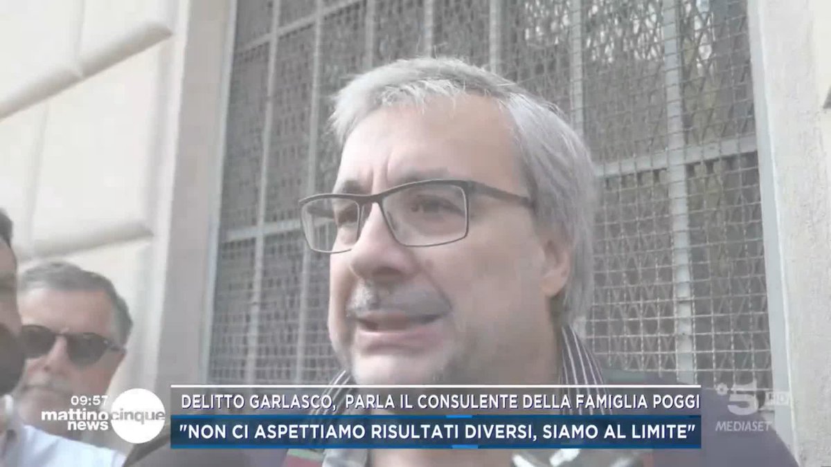 Parla il consulente della famiglia Poggi: "Non ci aspettiamo risultati diversi" #Mattino5 #Garlasco