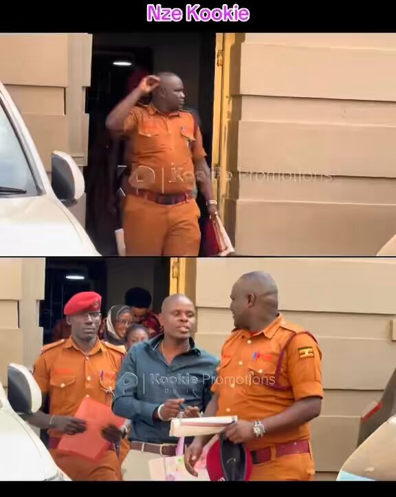 Sipapa and his wife Shamirah have been remanded back to Luzira Prison from the High Court today. #NzeKookie