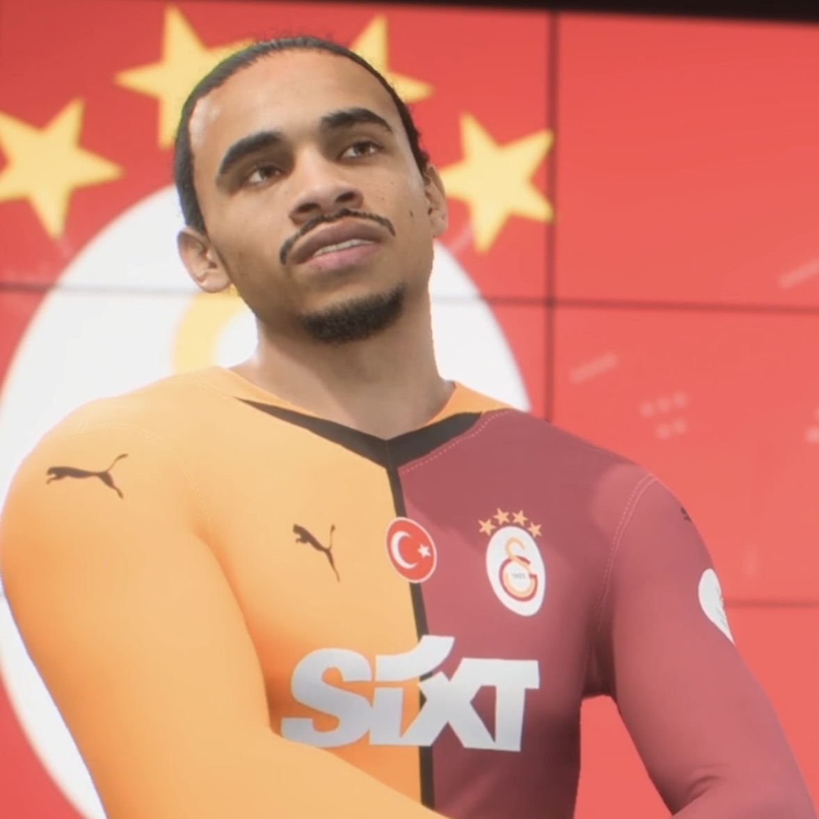 Kaan Küçükyılmaz, Leroy Sané’nin Galatasaray’daki ilk yılını FC 25’te simüle ediyor. | Kaan Küçükyılmaz