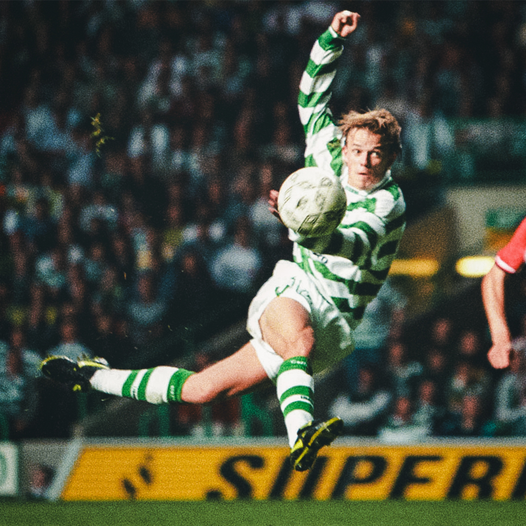 💥 Simon Donnelly on the volley! A stunning strike at Paradise kicked off a nine-goal European thriller back in 1997 💚 📺 Watch the full 6–3 win over Tirol Innsbruck now in our latest Full Match Flashback only on Celtic TV ⤵️ #FullMatchFlashback | Celtic Football Club🍀
