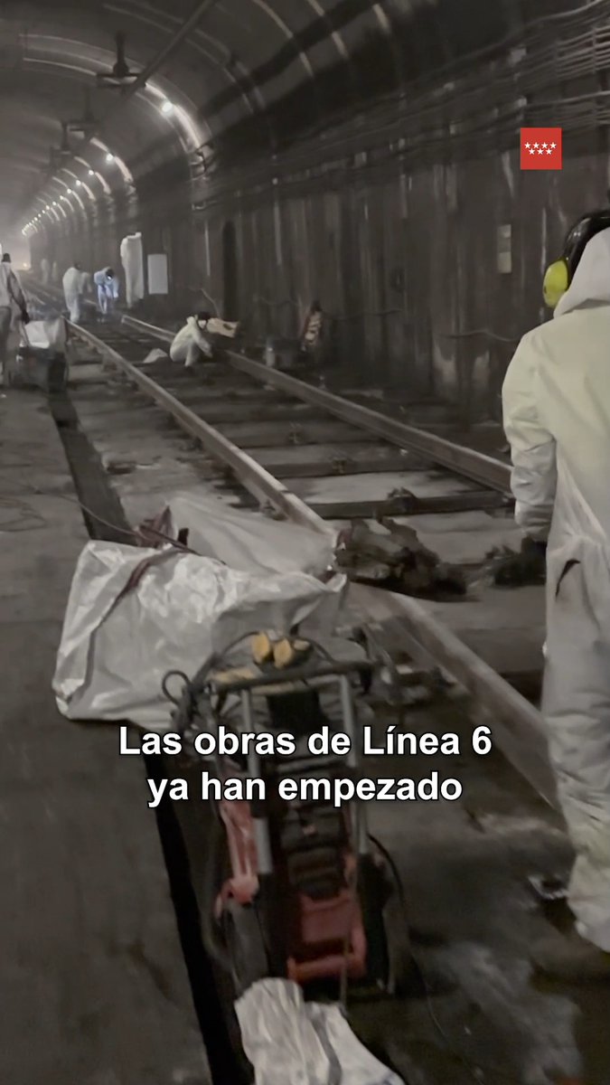 🚇 ¡Así estamos trabajando en L6! 👍 Gracias a las obras vamos a tener una línea más rápida, más segura y más fiable. 🙂 ¿Quieres saber más? 🚧 No te pierdas este vídeo en el que te contamos qué estamos haciendo y para qué. #ObrasL6 #ElMetroDelFuturo