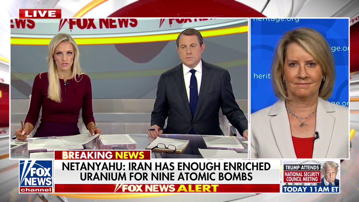 “We are materially closer to enforcing President Donald J. Trump's red line.” As Israel launches strikes on Iran’s nuclear and military infrastructure, Victoria Coates reaffirms President Trump’s long-standing stance: Iran must not obtain a nuclear weapon.