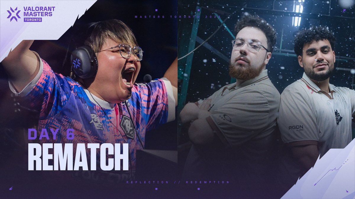 “Every time I see the LA bundle finisher, it still haunts me to this day.” - PRX d4v41 #VALORANTMasters Day 6 brings a battle of revenge as Paper Rex faces G2 VALORANT. Then, Xi Lai Gaming make their Global debut against Sentinels. Tune in at