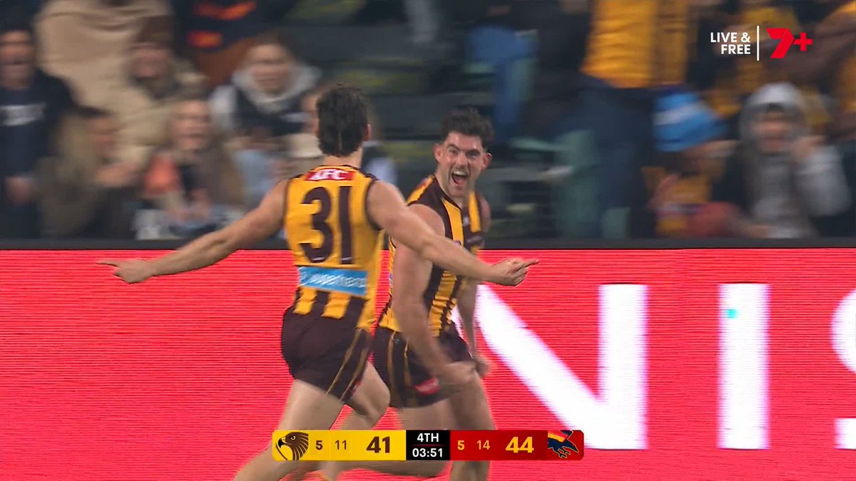 The match winning throw 🙄 #aflhawkscrows #weflyasone