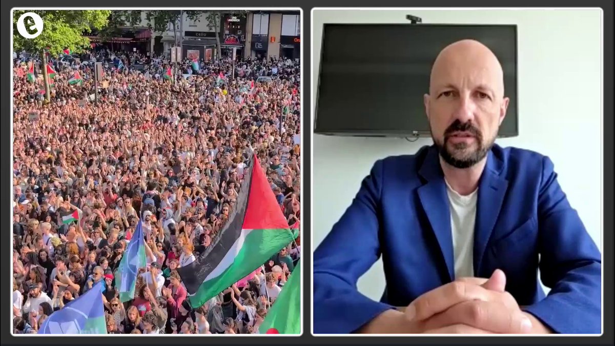 🗨️ Avrupa ABD için silahlanıyor, İsrail’e silah satıyor Avrupa Parlamentosu Milletvekili Marc Botenga (Marc Botenga MEP); Avrupa Birliği başta olmak üzere Avrupa kurumlarının soykırımdaki ortaklığını Evrensel'e değerlendirdi