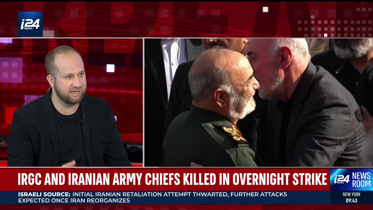 .Yaakov Lappin: 'To get all of Iran's military masterminds into a location and strike them is going to go down in history as one of the most audacious and successful military achievements of all time' Laura Cellier