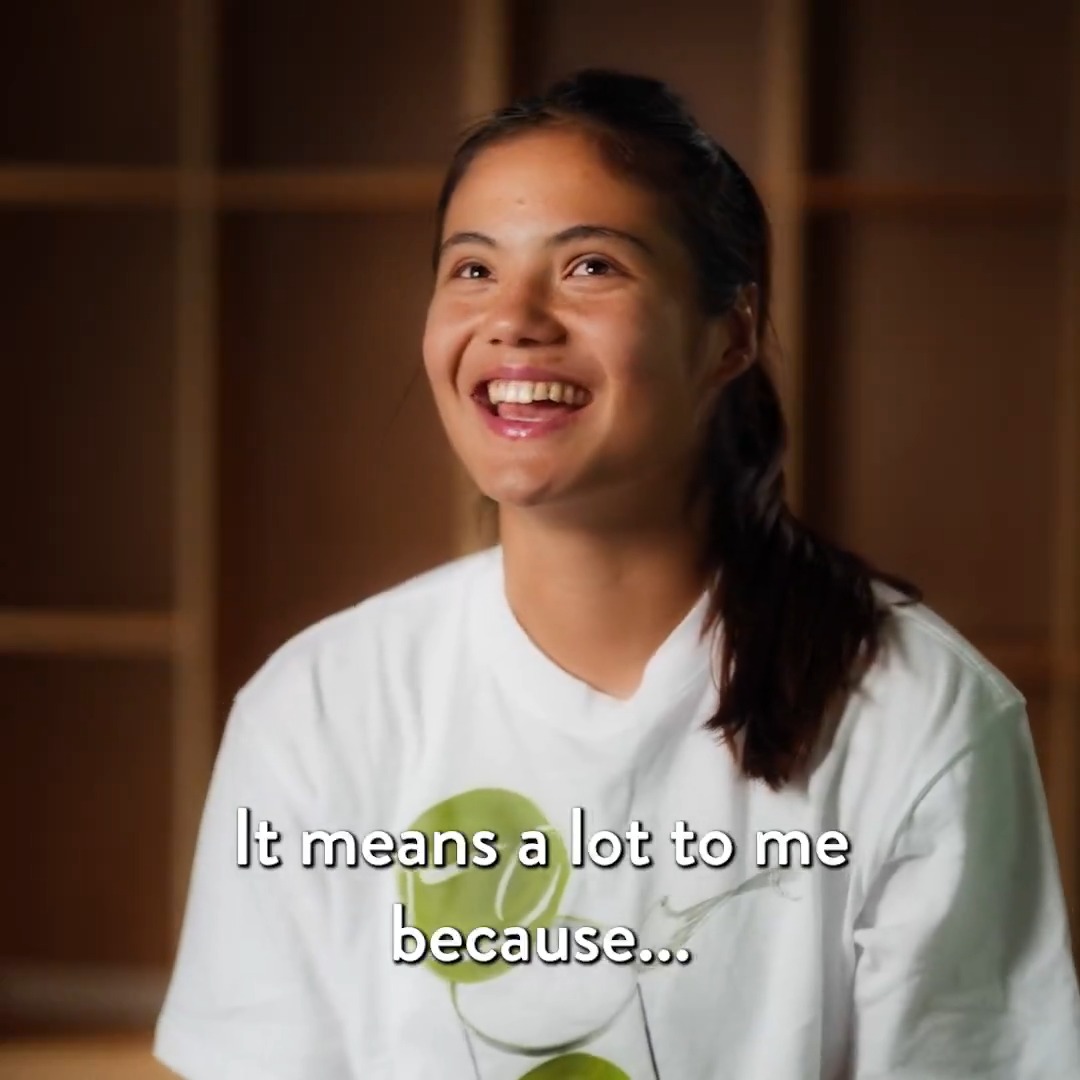 Emma Raducanu met her incredible fan, Joanie "She wants to play tennis. She’s gonna play tennis. Doesn’t matter how. I honestly think I need to be more like that” "I'm in awe of her”🥹 One of the most touching videos you'll see all year (via LTA)