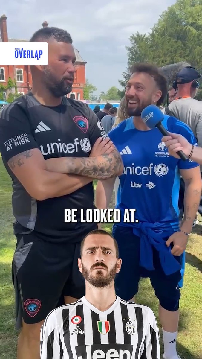"If I don't say him he might beat me up!" 😂 Who's one player we should keep our eye on during this years Soccer Aid? 👀