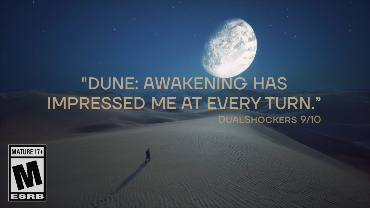 The verdict is in: Dune: Awakening has found The Golden Path! Following launch, we have been absolutely floored by the reception from players, press, and content creators. We are incredibly thankful to all of you. #DuneAwakening