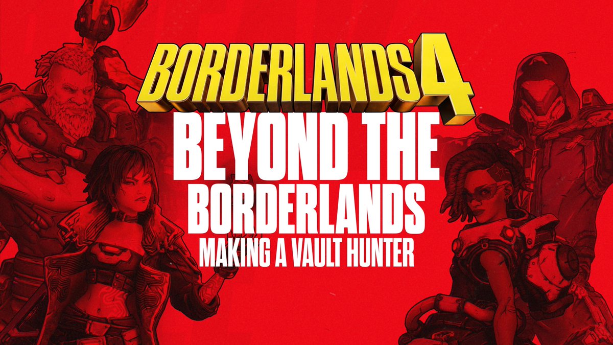 Want a sneaky peeky? 👀 Introducing: Beyond the Borderlands - our new series exploring the making of Borderlands 4. 🚀 Ep. 1 - Making A Vault Hunter gives you a behind-the-scenes look at the creative process of bringing a new Vault Hunter to life.