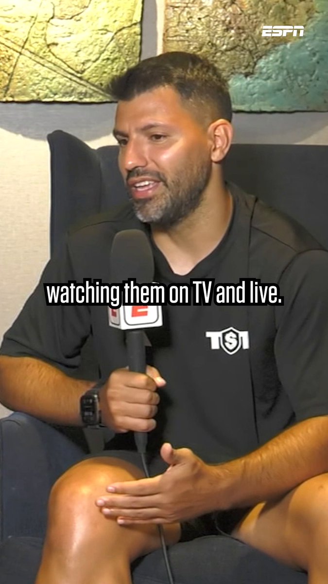 Sergio Agüero reveals his favourite player in the modern game 👀