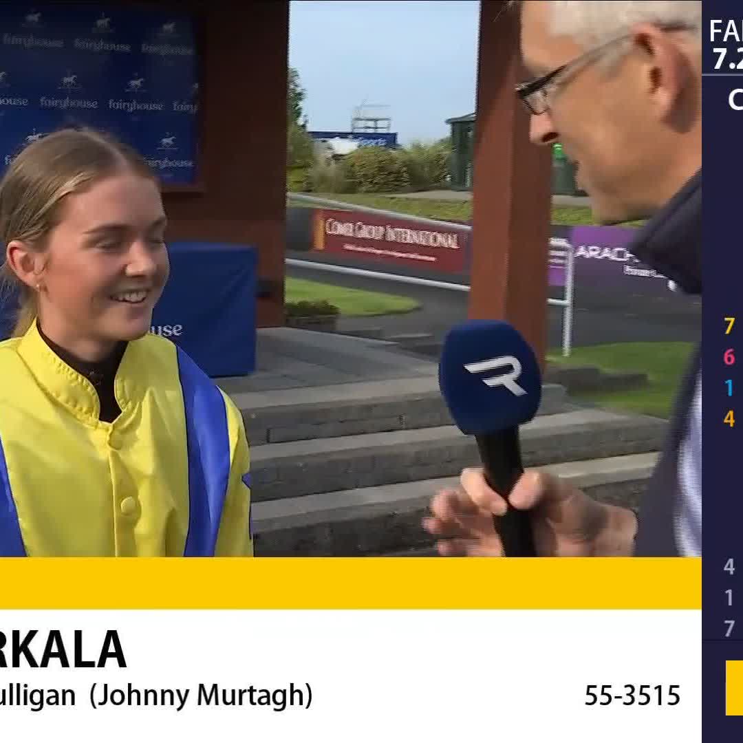 🗣️ "I was just over the moon." A first career winner for Sadhbh Tormey courtesy of Are You In Or Out FairyhouseRacecourse She tells Gary O'Brien more about her career to date &amp; familial connection to the sport 👍