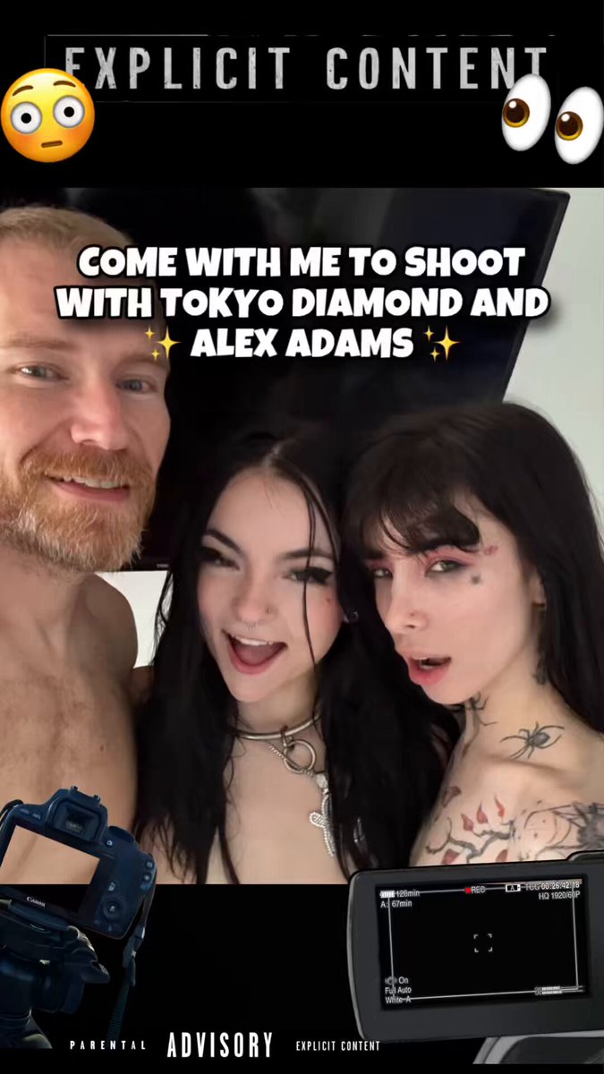 hehe I made a little vlog from my shoot with Alex Adams @itstokyotime Rio Ruby so I figured id share it with you guys 🫶