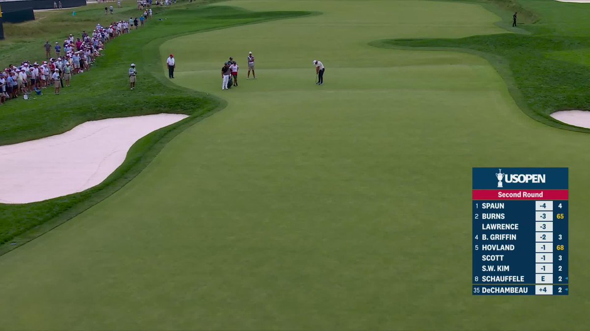 Two-putt birdie from 126 feet? Absolutely! Bryson gets one back and is currently T-22.