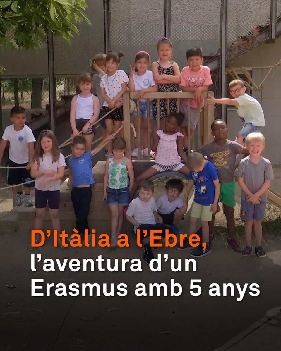Fer un Erasmus amb 5 anys: una prova pilot ha portat alumnes italians d'infantil a l’escola de Batea, a les Terres de l’Ebre. “Nosaltres els ensenyarem a parlar català i ells ens ensenyaran italià”, explica la Mariona, que fa I5