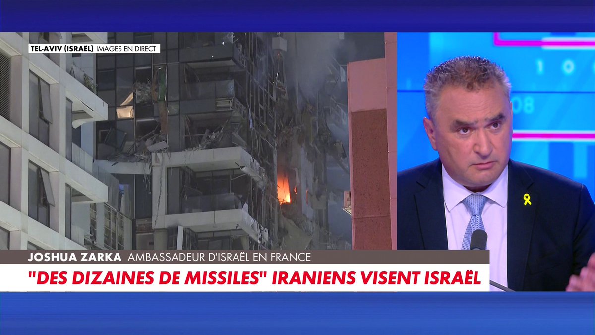Joshua Zarka, ambassadeur d'Israël en France, promet une riposte : «Les Iraniens vont devoir comprendre que ce n'est pas acceptable»