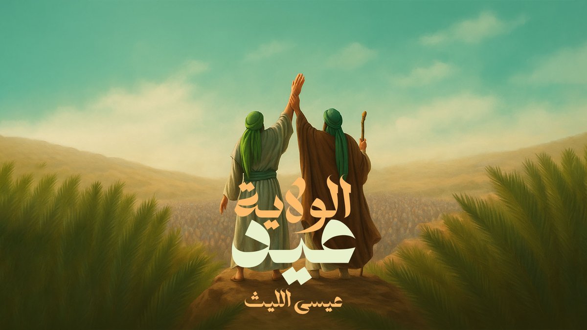 عيد الولاية عيسى الليث كلمات | عبدالرحمن الخطيب ــ〰️〰️ يا سلام الله في يوم الولاية عيد.امير المؤمنين يوم بلغ سيد الكونين آية بأمر رب العالمين قال هذا المرتضى للناس والي في الغدير اكمل مضامين الهداية والصحابة حاضرين باليمين اظهر علي علم ودرأيه وانتما راسخ ودين #يوم_الولاية