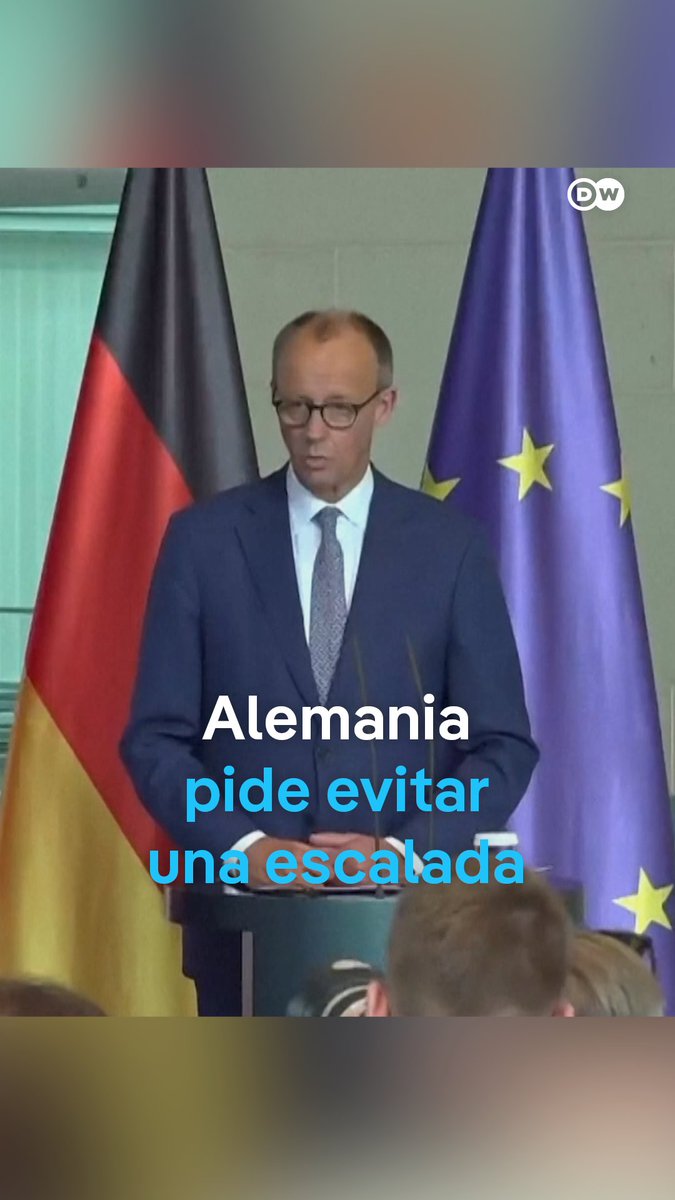 Gobierno alemán reafirma derecho de Israel a defenderse Tras el ataque de Israel a Irán, el gobierno alemán urgió a evitar una escalada, aunque respalda el derecho de Israel a defenderse.