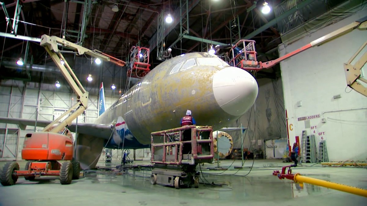 Why planes are repainted so often