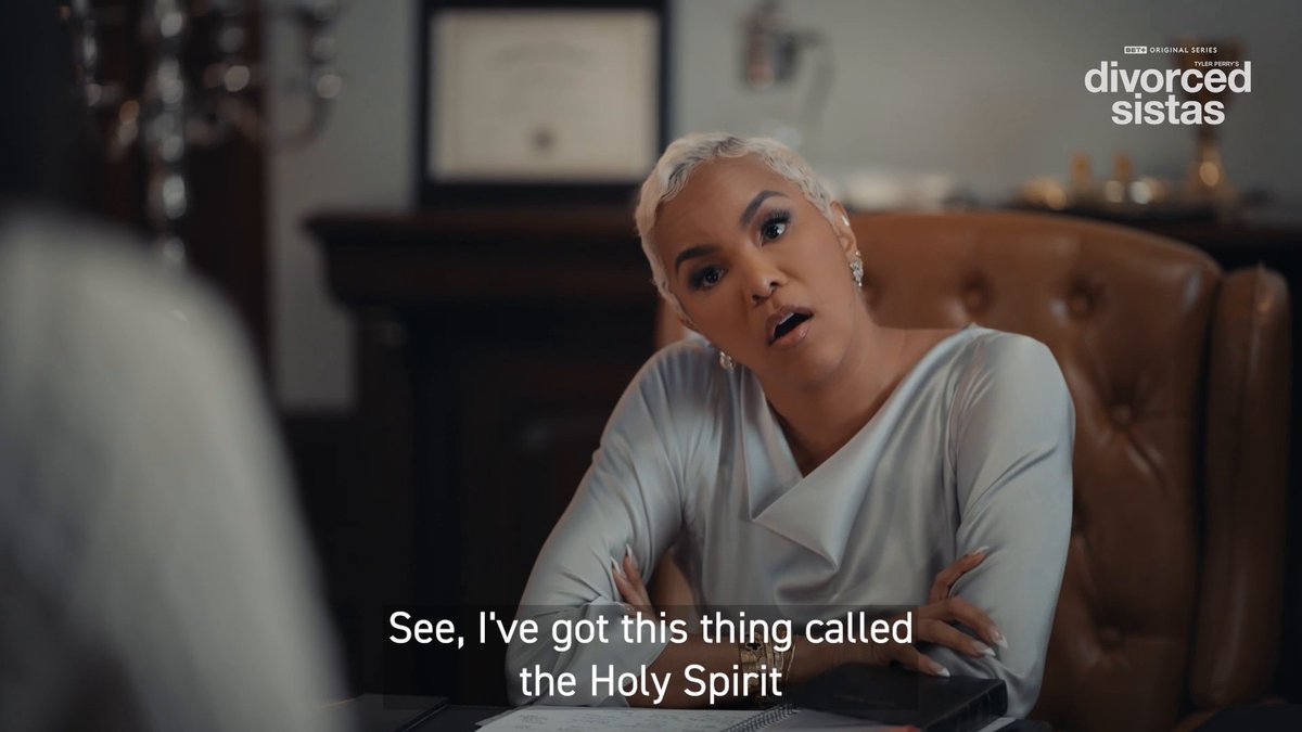 OOP! And there it is. Out here lying and in the church at that. 😭 She should've known better than to play with the First Lady. #DivorcedSistas