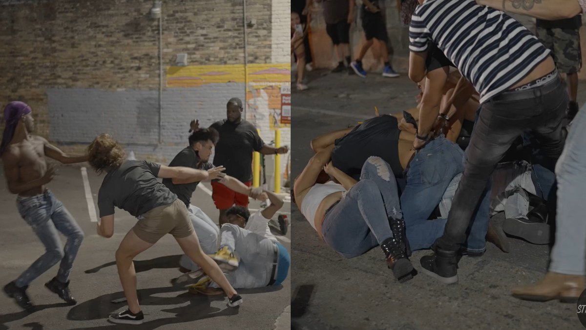 Wild Fights Downtown ATX #brawl #fights TX 2023