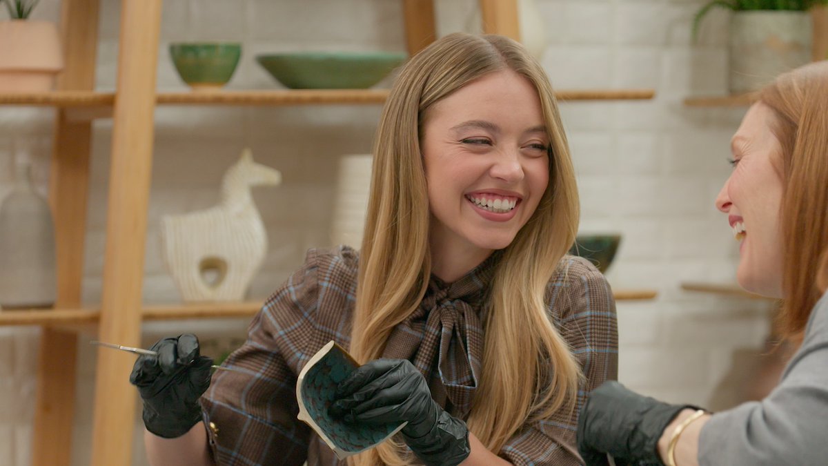 Julianne Moore and Sydney Sweeney master the art of Kintsugi. #EchoValley — Now Streaming