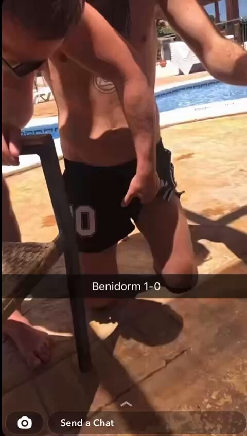 Helping hands… #nakedlads #straightcock #cockout #straightlads #holiday #snapchat #piss