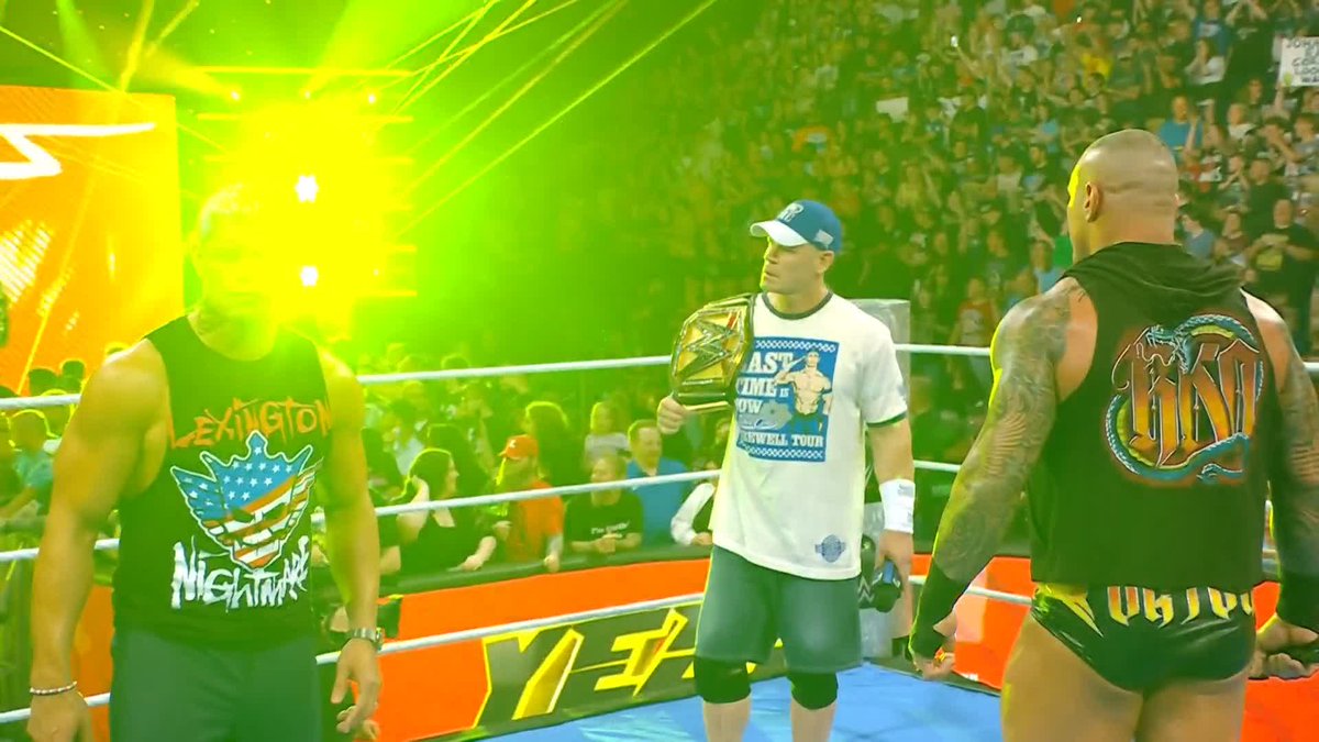 .LA Knight is here to throw @johncena's plan out the window! 👊 #SmackDown