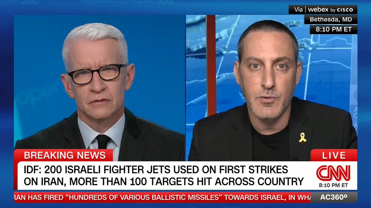 "Iran has taken a hit. It has taken a big hit": Axios political &amp; foreign policy reporter Barak Ravid has the details on Israeli intelligence's penetration into Iran, allowing for unprecedented strikes on the country's military leadership and other targets.