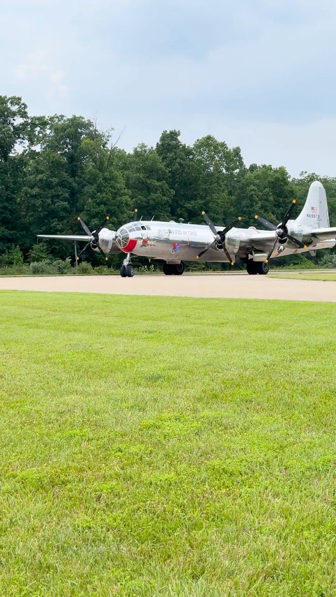 A B-29 Superfortress moving under its own power isn't something you see every day, just ask our friends at Dulles Air Traffic Control. Doc, one of only two airworthy B-29s, flew in this afternoon for tomorrow's Innovations in Flight event at our Udvar-Hazy Center.
