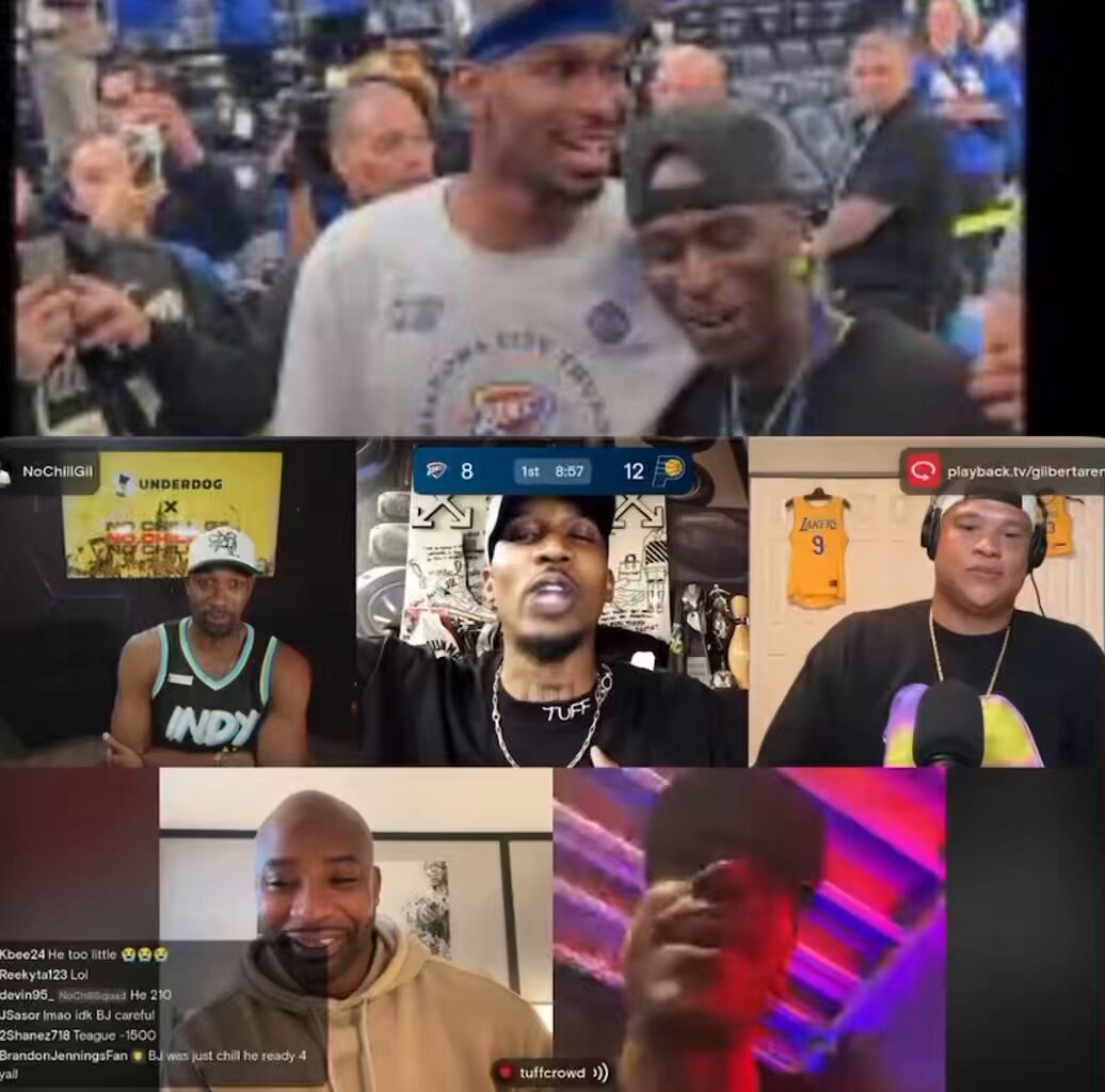 Jeff Teague shared with Gilbert Arenas and Brandon Jennings the details of the incident involving him and SGA father, which stemmed from a joke he made on the show about "breeding" with Teague's wife to create the next MVP.