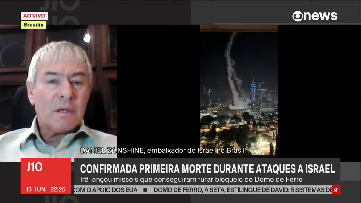 Ao Jornal das Dez, o embaixador de Israel no Brasil, Daniel Zonshine, comenta sobre possíveis caminhos de Israel para a paz, e sobre declarações do governo brasileiro em relação ao israelense. Entenda. ➡️ Assista ao #J10 na #GloboNews: