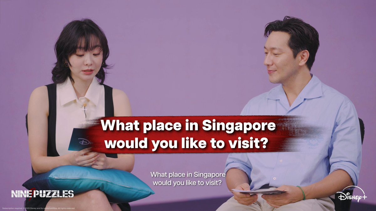 Count on these two to get to the bottom of the truth! Kim Dami and Son Sukku answer some puzzling questions for #NinePuzzles, now streaming on #DisneyPlusSG.
