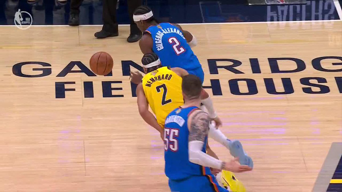 The SGA vs. Nembhard matchup has been fun to watch 🍿 📺 #NBAFinals Game 4 LIVE on ABC