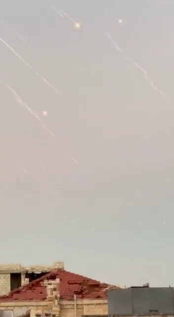 BREAKING: As the morning starts in Israel, Iran launches another ballistic missile attack and Israeli air defense systems are hard at work intercepting the Iranian missiles