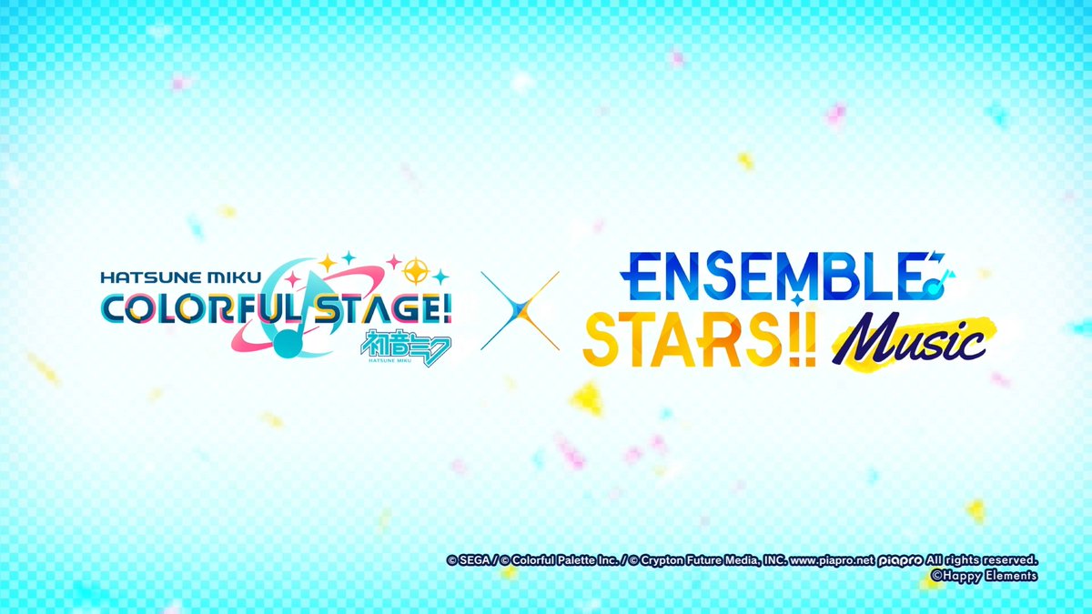 Ensemble Stars Music✖️HATSUNE MIKU: COLORFUL STAGE Collaboration Starting on Aug. 28 (GMT-5)! Please stay tuned🎵