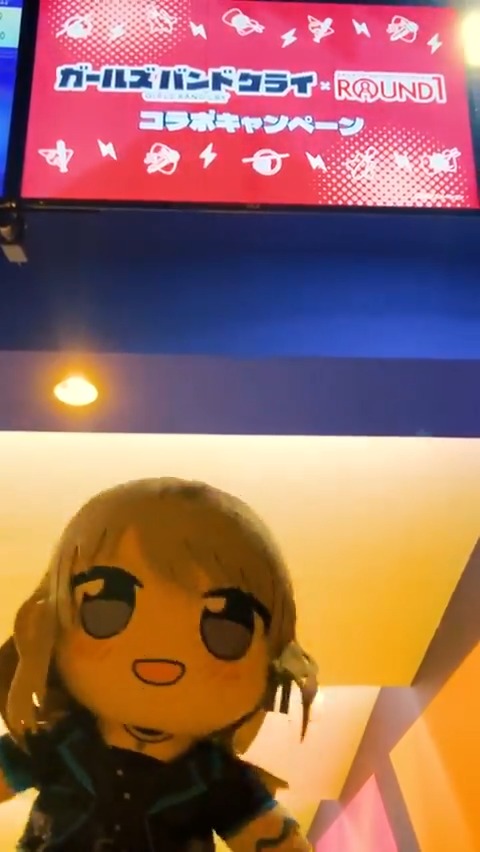 ガールズバンドクライ×ROUND1 コラボ中‼️ #ももたび #ガルクラ #ラウンドワン