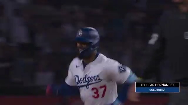 Back-to-back games with a homer for Teoscar.