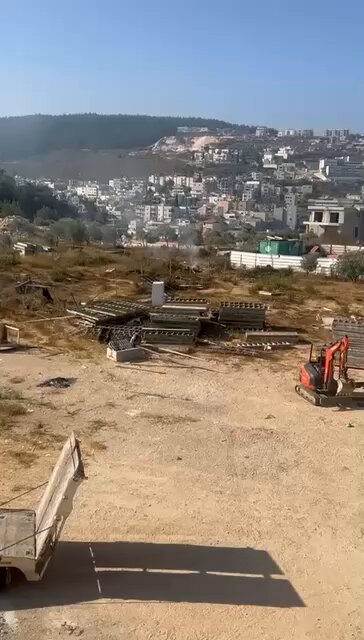 تفجير صاروخ إيراني بشكل مراقب سقط في شمال فلسطين المحتلة ولم بنفجر #ديوان #تل_ابيب #طهران #إسرائيل