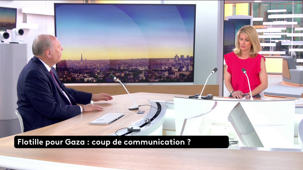 🔴🗣 Rima Hassan sur le "Madleen" : "c'est du cirque" Hervé Marseille, président du groupe Union Centriste au Sénat, revient sur la présence de la députée européenne Rima Hassan sur le bateau humanitaire qui a tenté de rejoindre les côtes gazaouies. 📺#franceinfo #canal16
