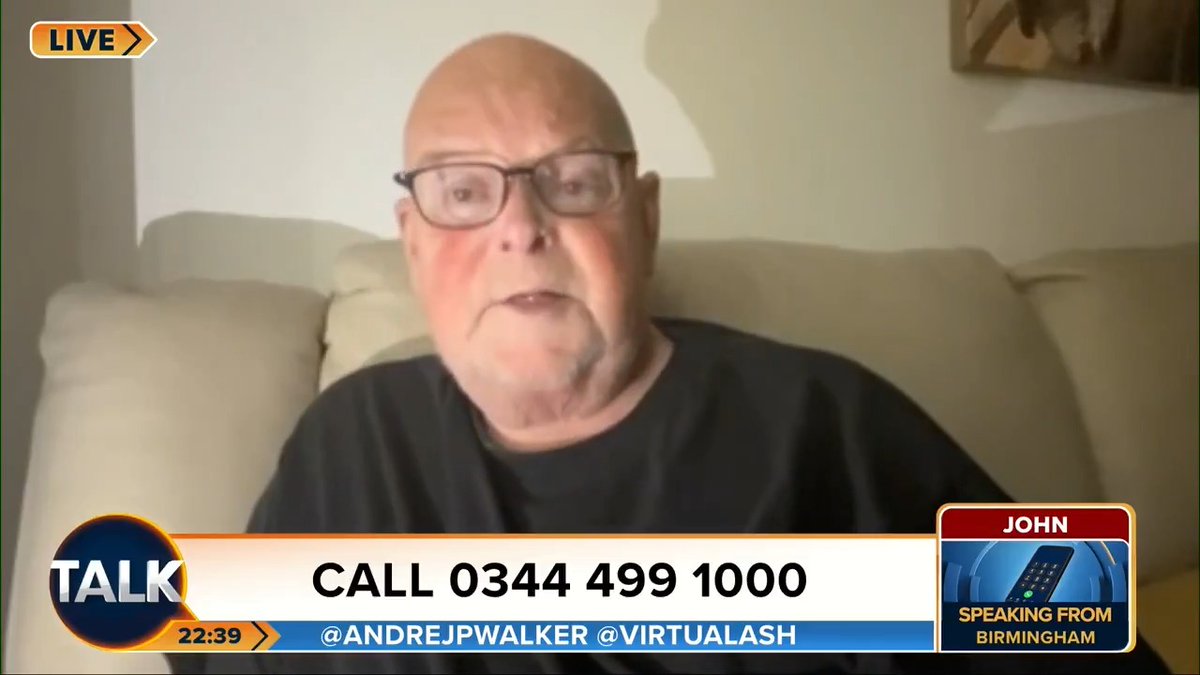 James Whale: "I'm going to miss my wife like absolute mad, and my listeners who have been with me over the past lifetime." "If you've got to be terminally ill and check out, I'm quite glad it's now." James Whale MBE.