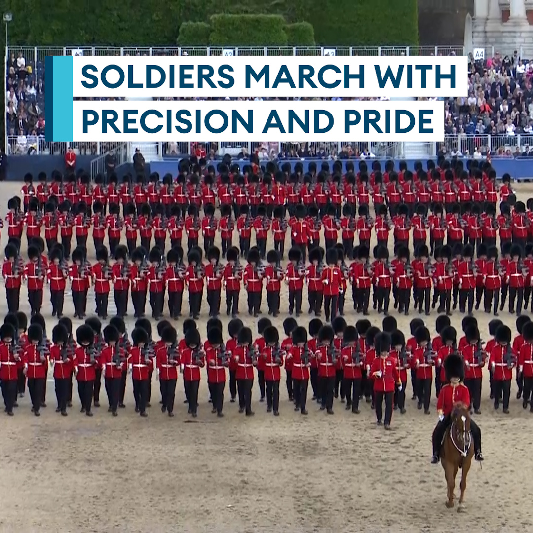 Pride and precision๐๐โโ๏ธ๐โโ๏ธ It's #TroopingtheColour day. Earlier this week, the Coldstream Guards were inspected at the Colonel's Review, ahead of the King's birthday tradition๐๐