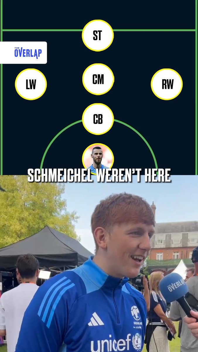 "I'm gonna go Vidić, to get stuck in!" 💪 Ginge’s Man Utd lineup is locked in! 🔴