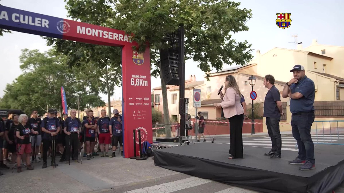 On a historic day for Barça, hundreds of members, penyistes, and fans walked to Montserrat in the Marxa Culer, united by pride and passion. ✨ Més que un club✨