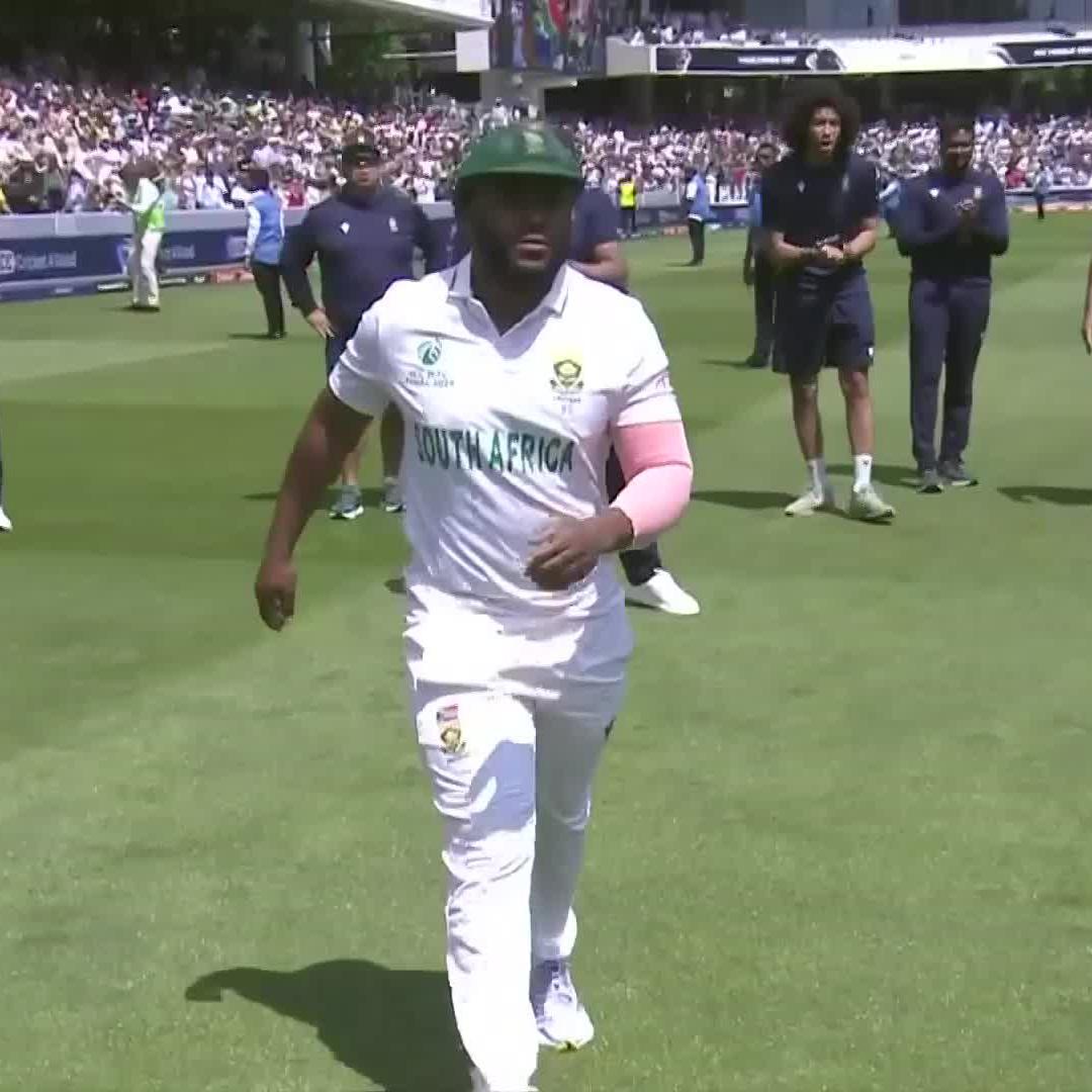 "𝐎𝐇𝐇𝐇 𝐓𝐄𝐌𝐁𝐀 𝐁𝐀𝐕𝐔𝐌𝐀!" 🥳🎶 #SSCricket | #WTC25