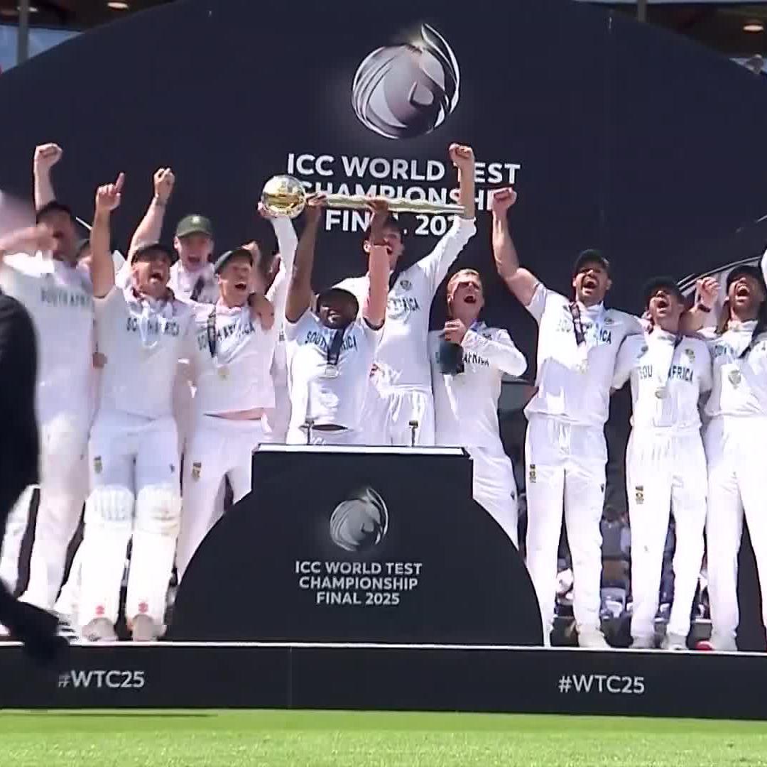 A 𝐌𝐀𝐆𝐈𝐂𝐀𝐋 𝐌𝐎𝐌𝐄𝐍𝐓 for South African sport 🥳🇿🇦 #SSCricket | #WTC25