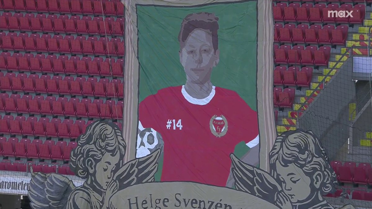 Kalmar FF och supportrarna hyllar Helge Svenzén som förlorade kampen mot cancer i vintras, 14 år gammal 🔴 📲 Se Kalmar FF - Landskrona BoIS på Max