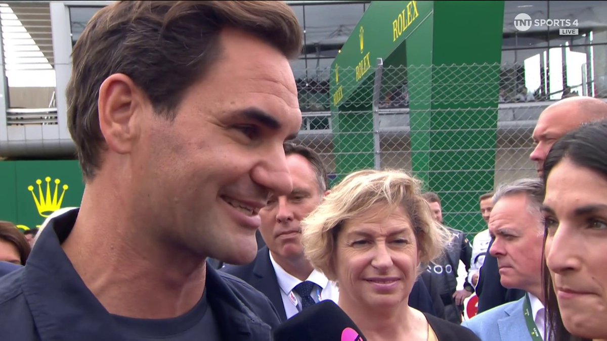 Roger Federer is feeling 𝒉𝒐𝒏𝒐𝒖𝒓𝒆𝒅 to be the one to kick off the 24 Hours of Le Mans 🏁 📺 Watch every second live on TNT Sports and discovery+ #LeMans24 #WEC